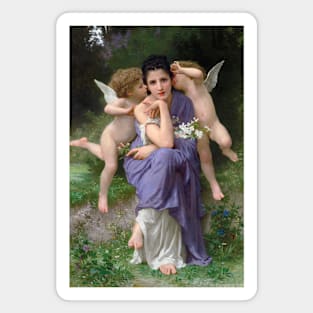 Chansons de Printemps by William-Adolphe Bouguereau Magnet